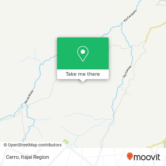 Mapa Cerro