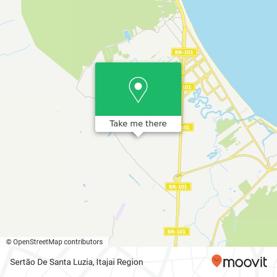 Sertão De Santa Luzia map