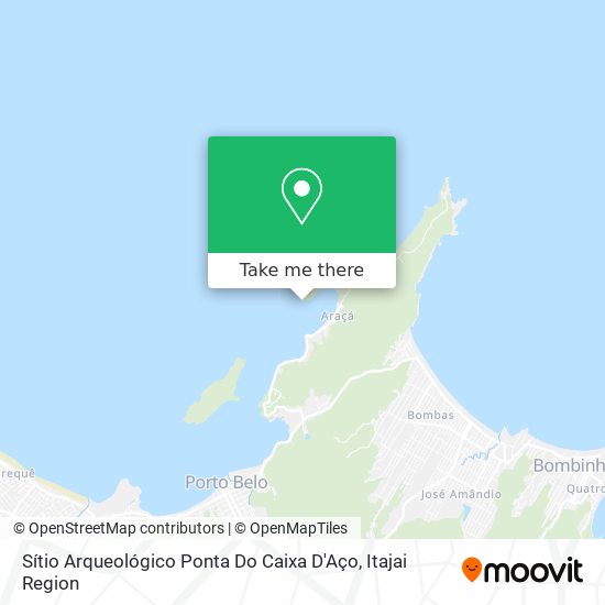 Sítio Arqueológico Ponta Do Caixa D'Aço map