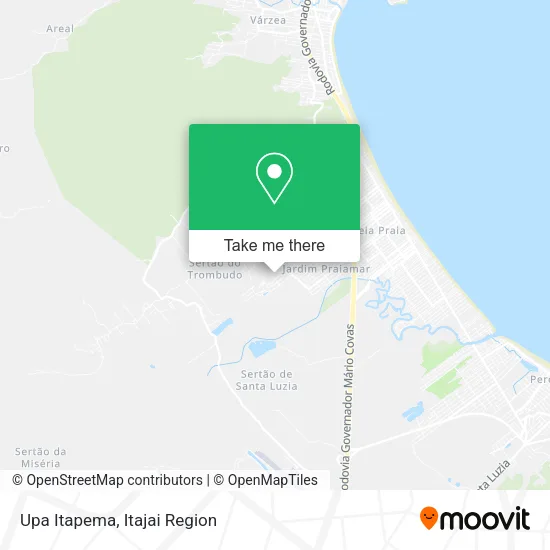 Upa Itapema map