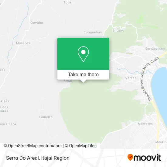 Serra Do Areal map