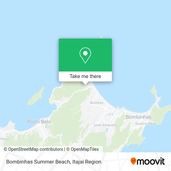 Bombinhas Summer Beach map