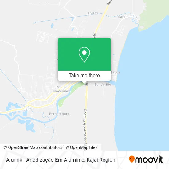 Alumik - Anodização Em Alumínio map