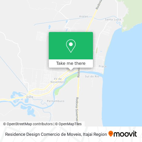 Residence Design Comercio de Moveis map