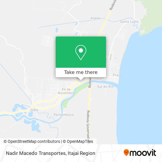 Nadir Macedo Transportes map