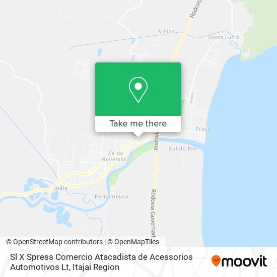 Sl X Spress Comercio Atacadista de Acessorios Automotivos Lt map