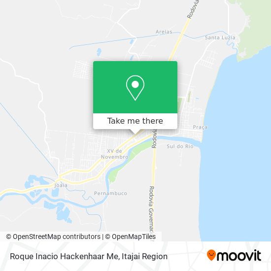 Mapa Roque Inacio Hackenhaar Me