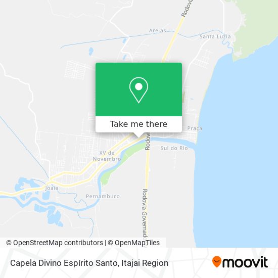 Capela Divino Espírito Santo map