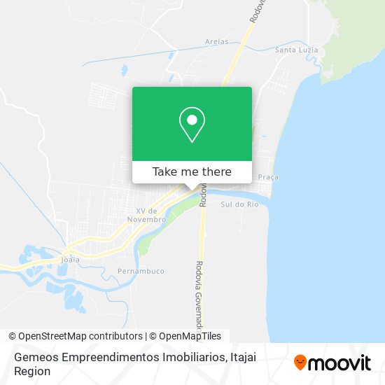 Mapa Gemeos Empreendimentos Imobiliarios