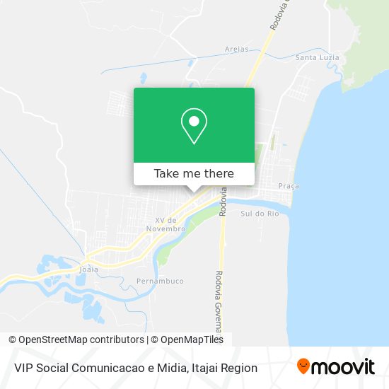 VIP Social Comunicacao e Midia map