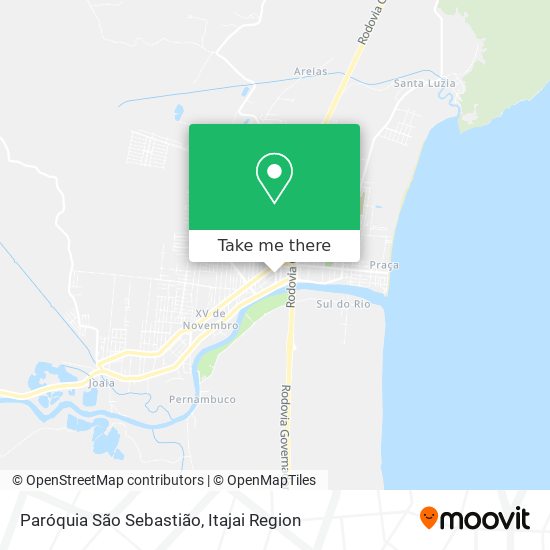 Paróquia São Sebastião map