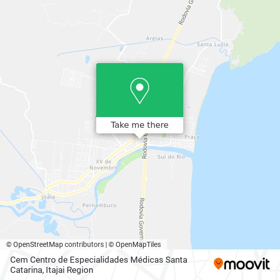 Cem Centro de Especialidades Médicas Santa Catarina map