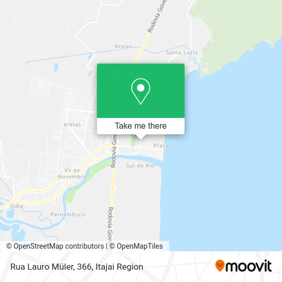 Rua Lauro Müler, 366 map