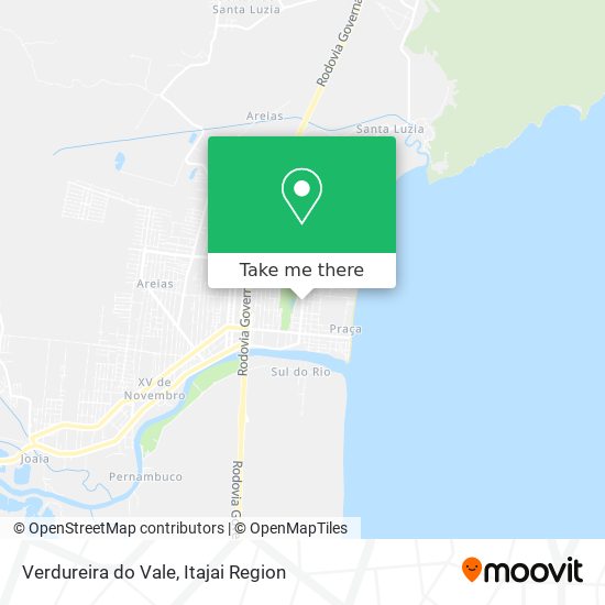 Mapa Verdureira do Vale