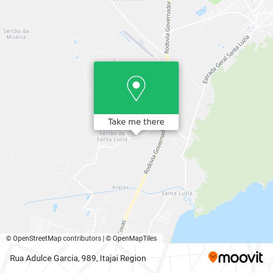 Rua Adulce Garcia, 989 map