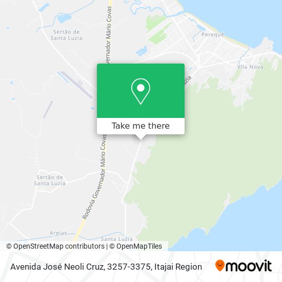Mapa Avenida José Neoli Cruz, 3257-3375