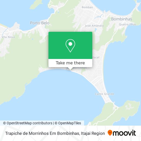 Trapiche de Morrinhos Em Bombinhas map