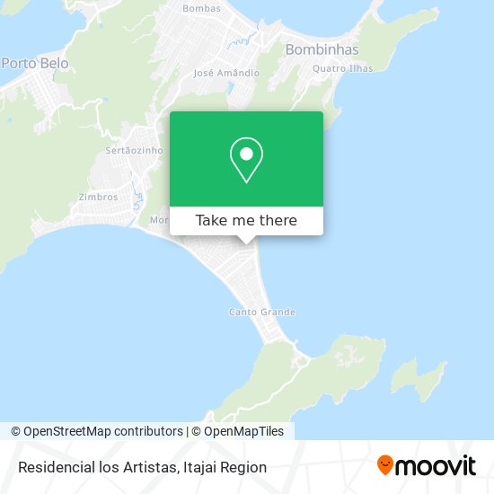 Residencial los Artistas map
