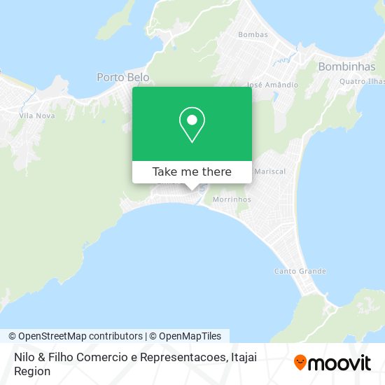 Mapa Nilo & Filho Comercio e Representacoes