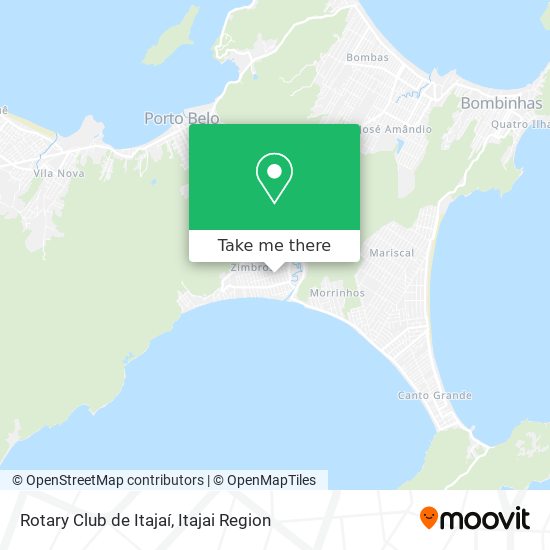 Mapa Rotary Club de Itajaí