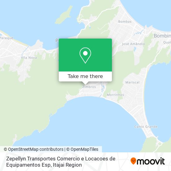 Mapa Zepellyn Transportes Comercio e Locacoes de Equipamentos Esp