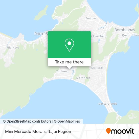 Mapa Mini Mercado Morais