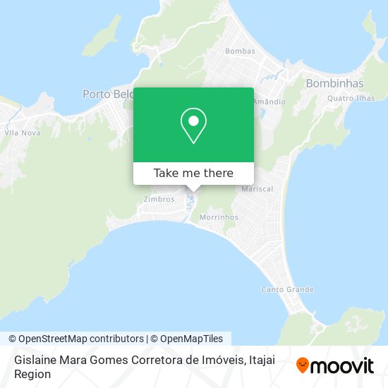 Mapa Gislaine Mara Gomes Corretora de Imóveis