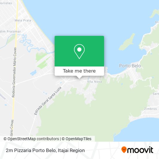 2m Pizzaria Porto Belo map