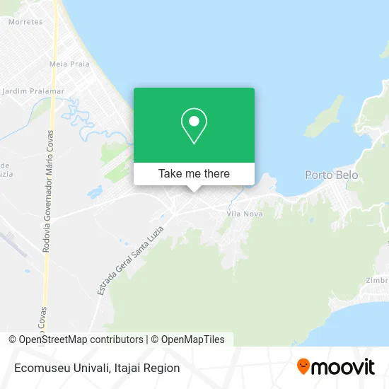 Ecomuseu Univali map