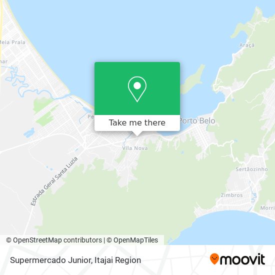 Supermercado Junior map