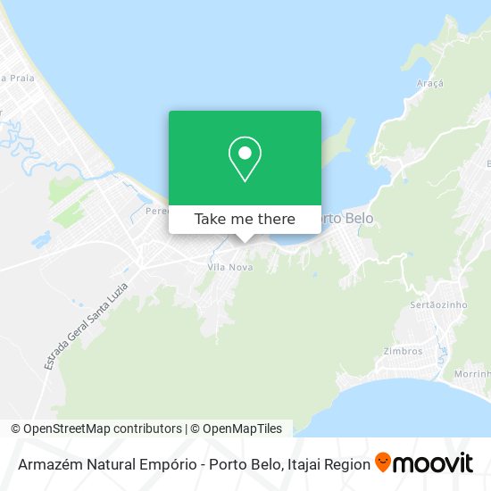 Armazém Natural Empório - Porto Belo map
