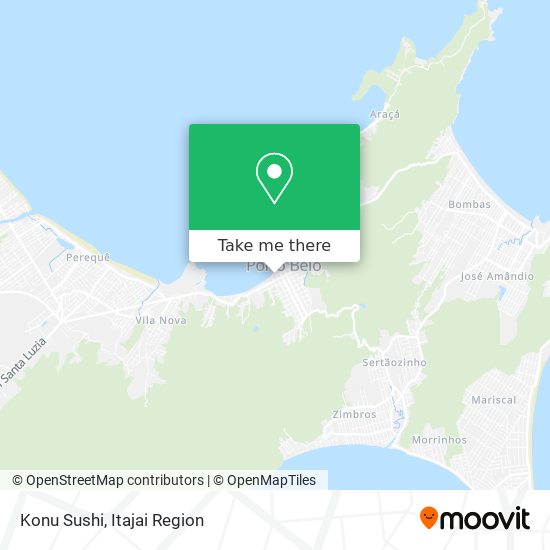 Konu Sushi map