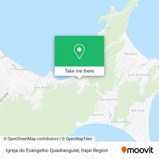 Igreja do Evangelho Quadrangular map