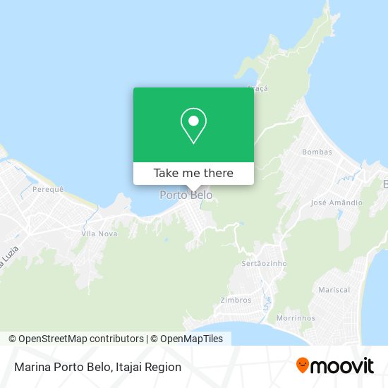 Mapa Marina Porto Belo