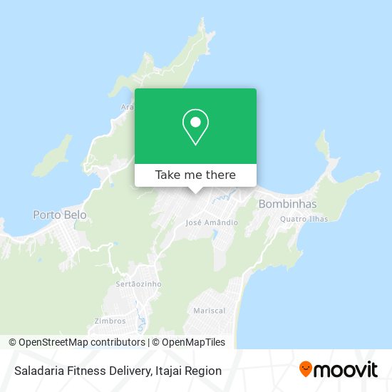 Saladaria Fitness Delivery map