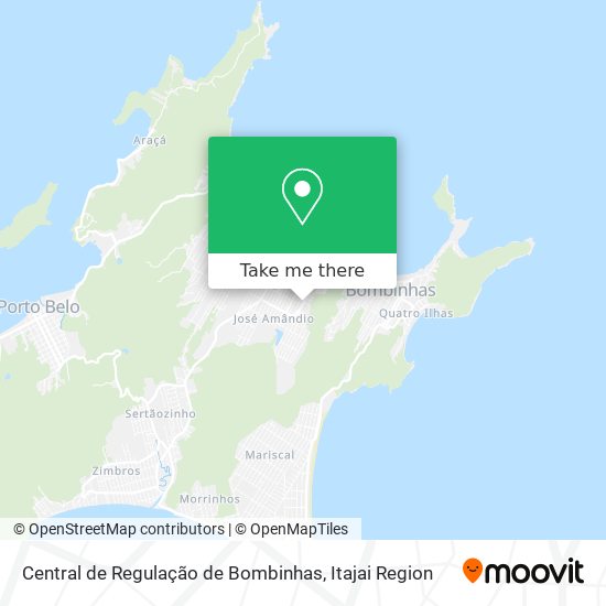 Mapa Central de Regulação de Bombinhas