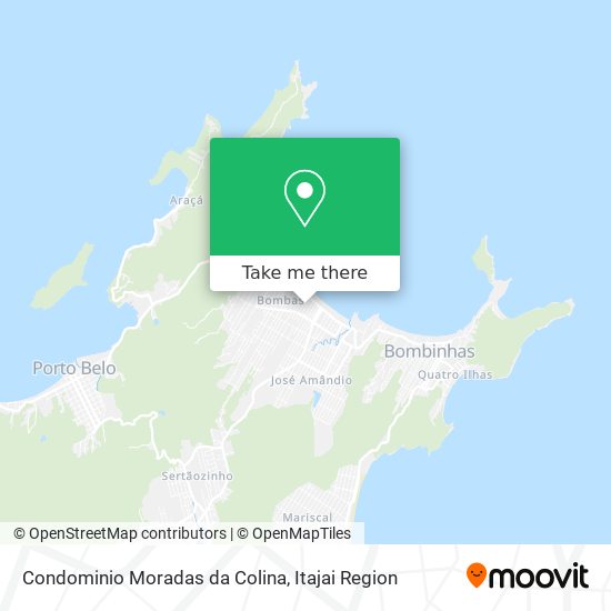 Condominio Moradas da Colina map
