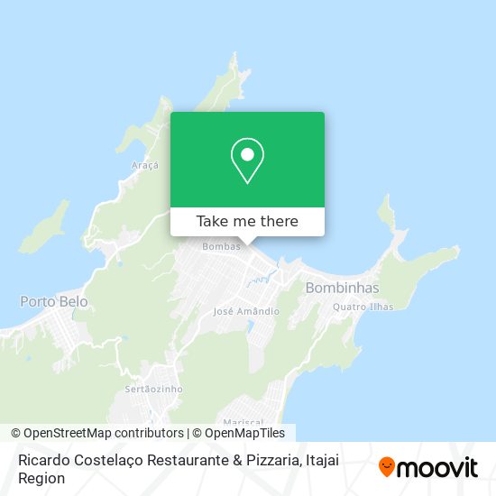 Mapa Ricardo Costelaço Restaurante & Pizzaria