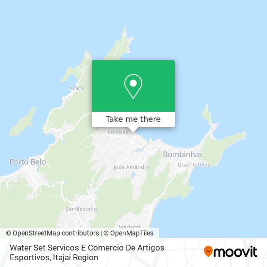 Mapa Water Set Servicos E Comercio De Artigos Esportivos