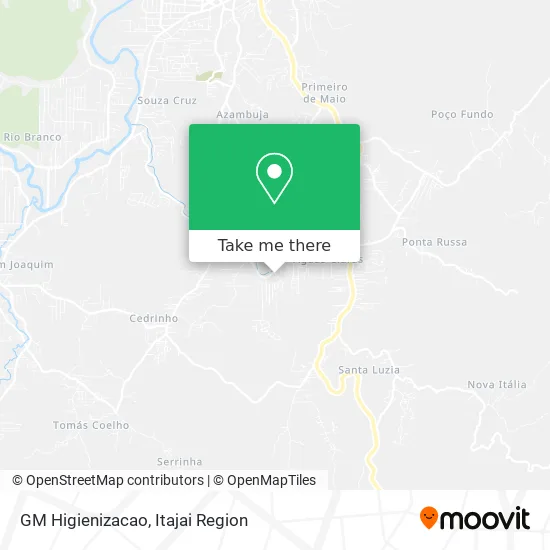 GM Higienizacao map