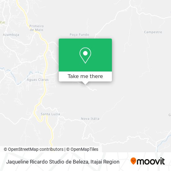 Mapa Jaqueline Ricardo Studio de Beleza