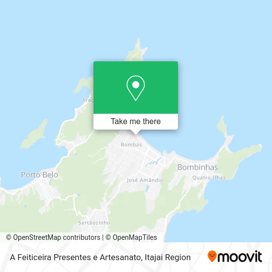 A Feiticeira Presentes e Artesanato map