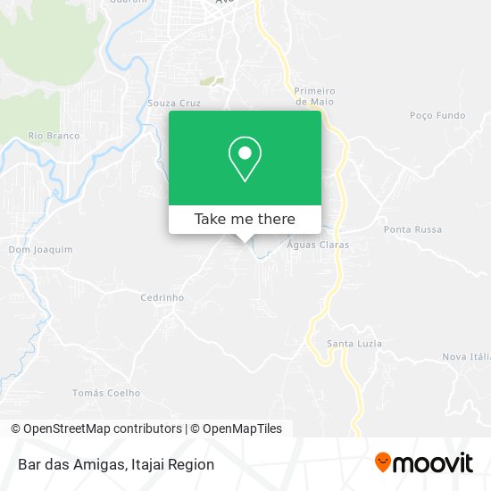 Bar das Amigas map