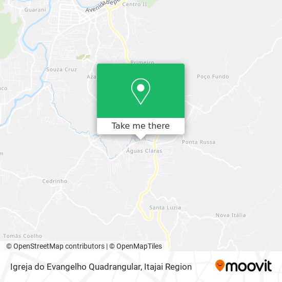 Igreja do Evangelho Quadrangular map