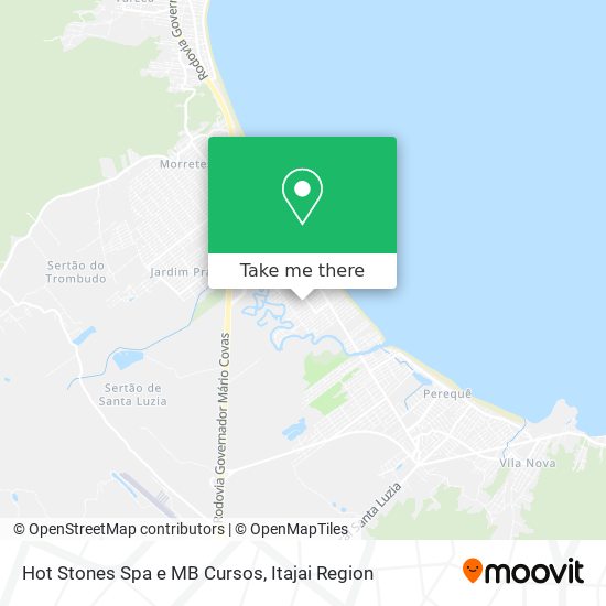 Hot Stones Spa e MB Cursos map