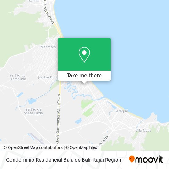 Condominio Residencial Baia de Bali map