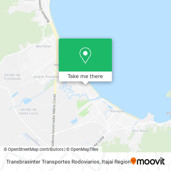 Transbrasinter Transportes Rodoviarios map