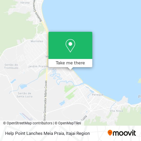 Help Point Lanches Meia Praia map