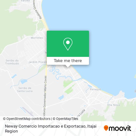 Mapa Neway Comercio Importacao e Exportacao