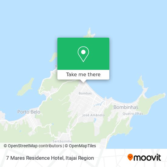 Mapa 7 Mares Residence Hotel